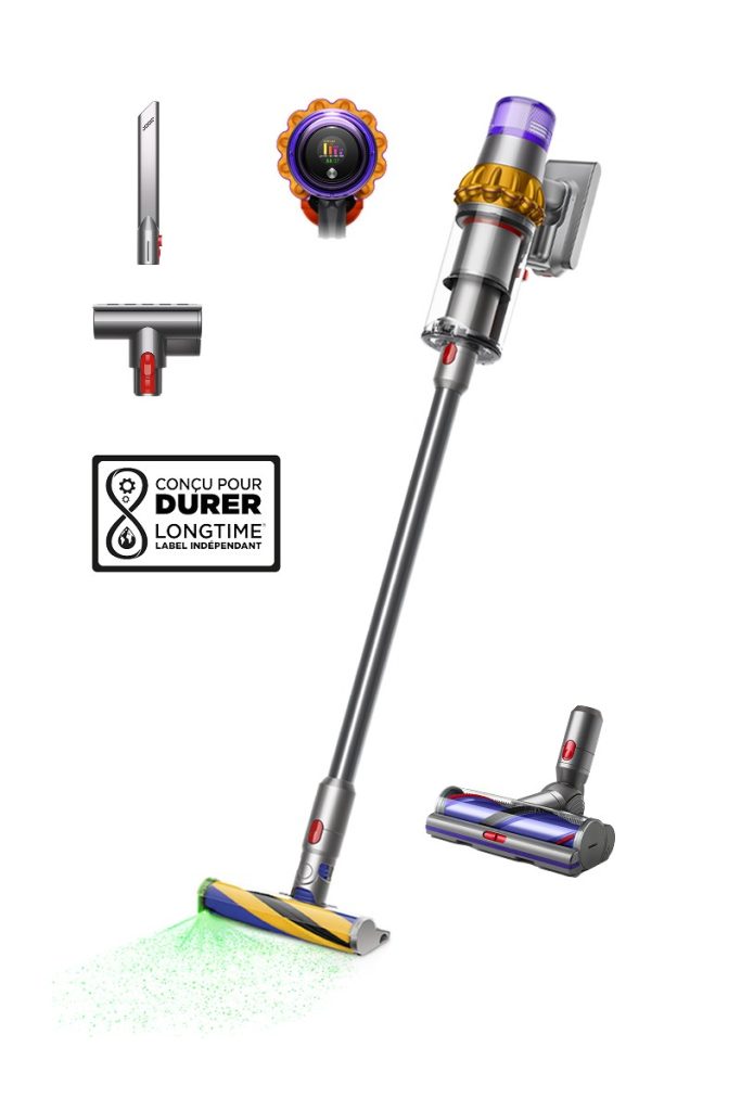 Dyson V15 Detect Absolute, aspirateur balai du comparatif 2026
