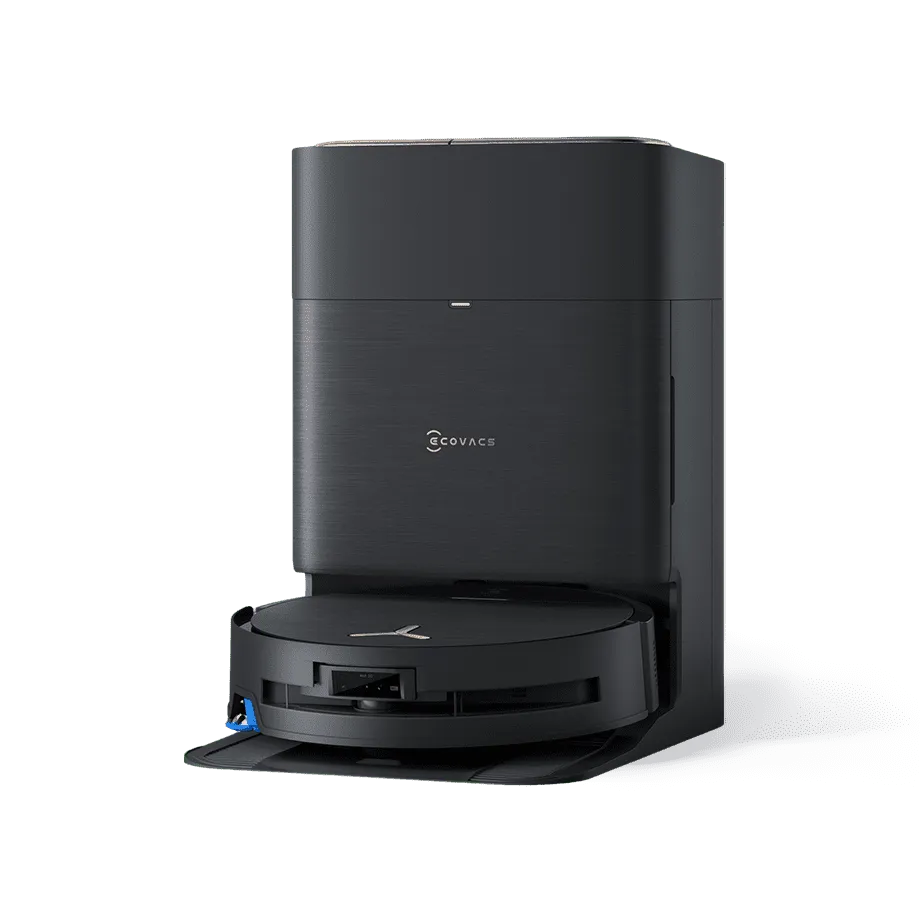 ECOVACS DEEBOT X9 PRO OMNI noir avec rouleau OZMO ROLLER et station OMNI
