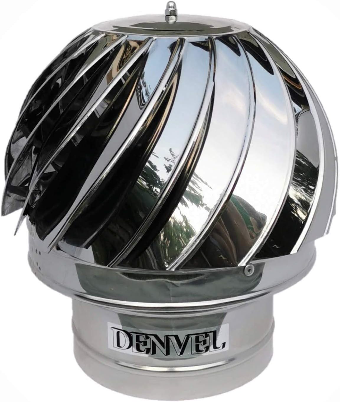 Denvel chapeau de cheminée rotatif inox diamètre 200 mm