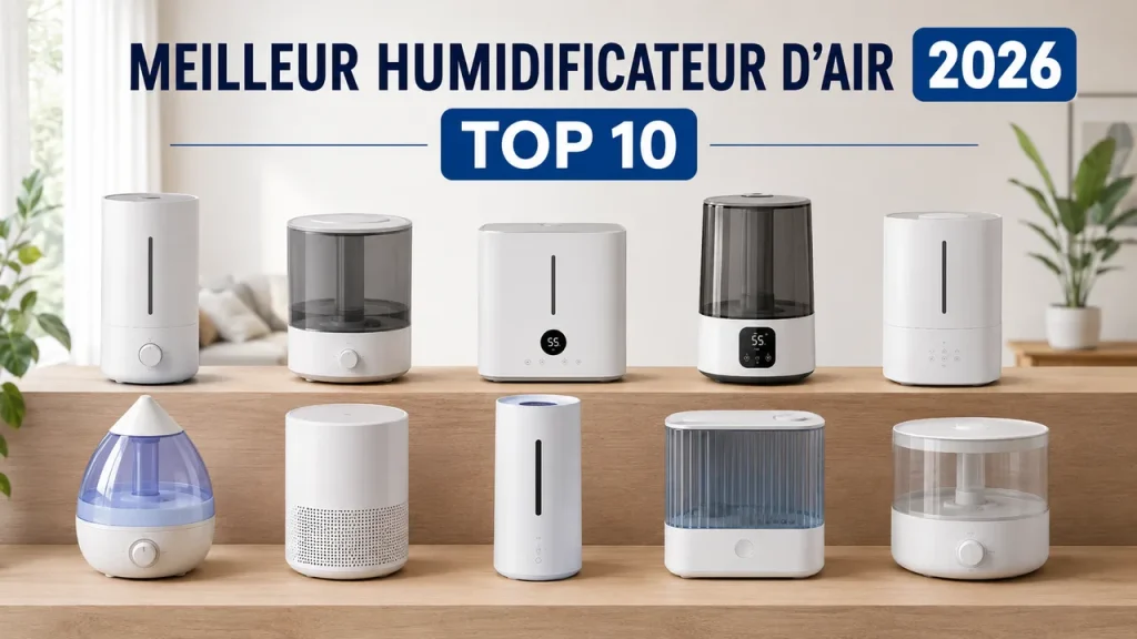 Comparatif des 10 Meilleur humidificateur d’air 2026 : comparatif Top 10