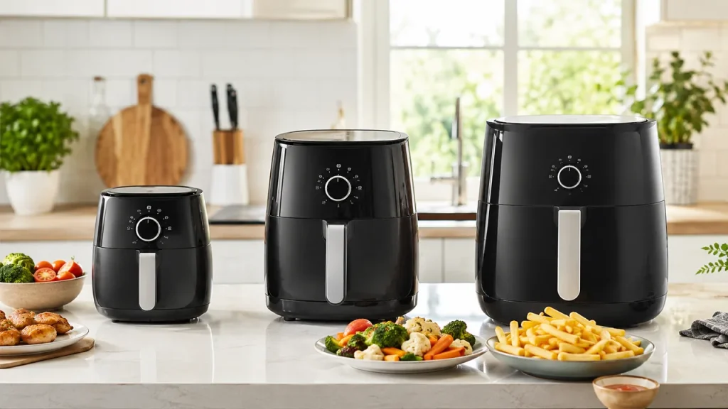 Quelle capacité d’Air Fryer choisir pour 1 à 6 personnes