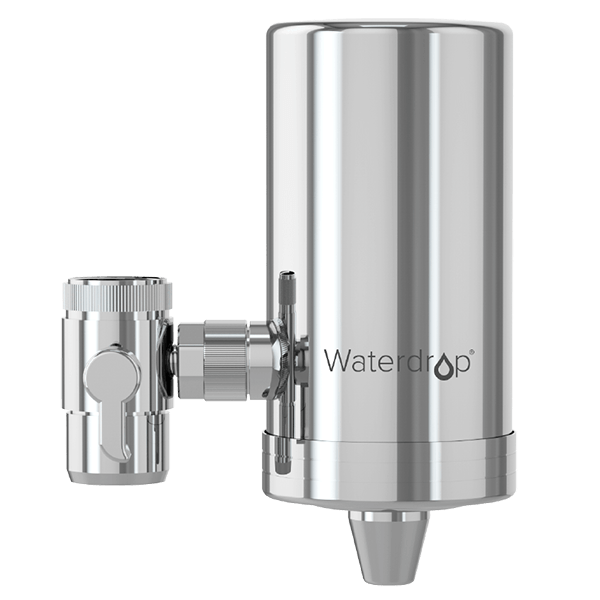 Waterdrop WD-FC-06 en acier inoxydable, filtre eau robinet orientable