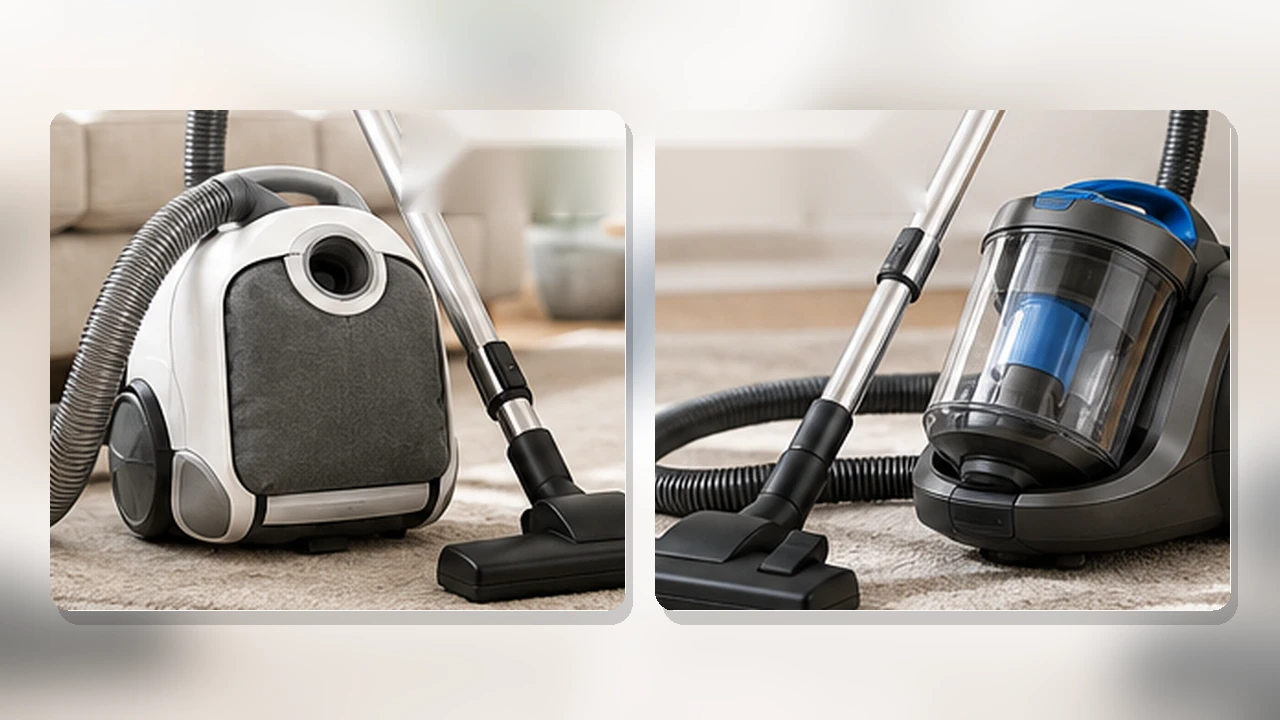 Aspirateur avec ou sans sac : deux modèles traîneaux comparés en photo