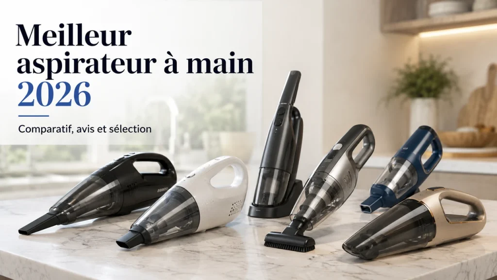 Meilleur aspirateur à main 2026 : comparatif Top 7 modèles vérifiés