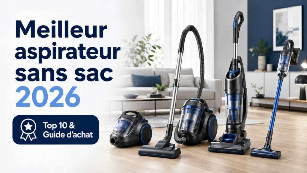 Meilleur aspirateur sans sac 2026 : comparatif Top 10