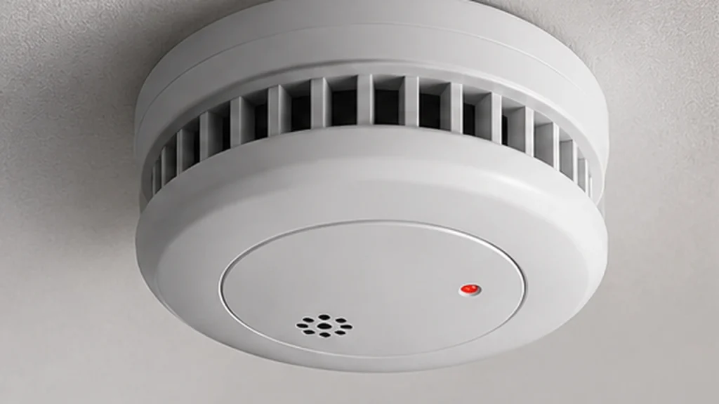 Meilleur détecteur de fumée installé au plafond dans un logement moderne