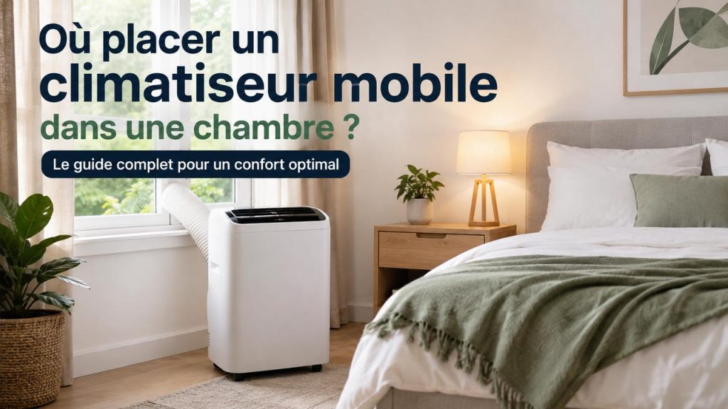 Où placer un climatiseur mobile dans une chambre
