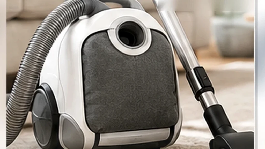 Changer sac aspirateur : aspirateur traîneau avec sac dans un intérieur moderne