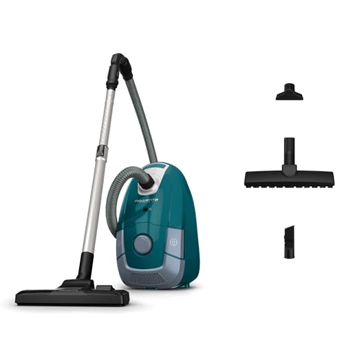 Rowenta Power XXL RO3143EA aspirateur avec sac 4,5 litres bleu pétrole et gris