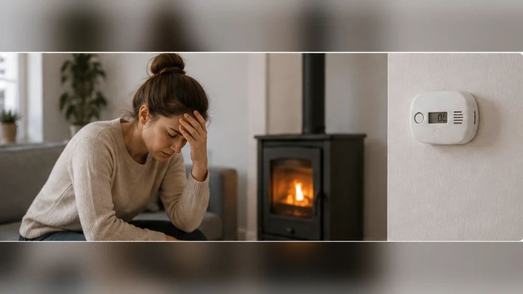 Symptômes du monoxyde de carbone dans un logement avec appareil à combustion