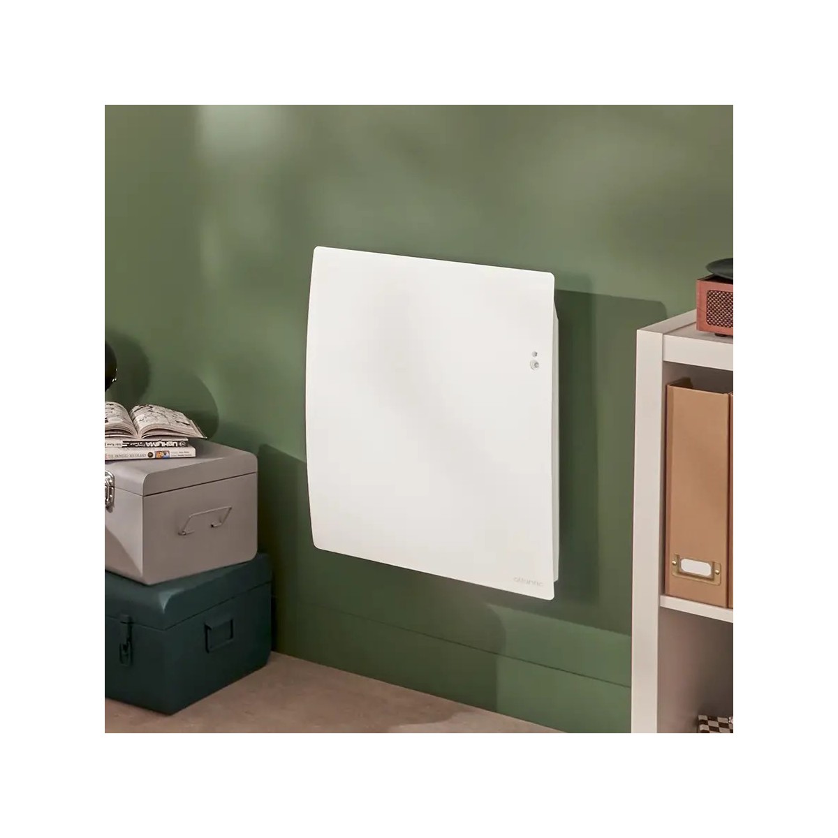 Radiateur électrique Atlantic Agilia+ horizontal 1000W blanc Carat, référence 503128