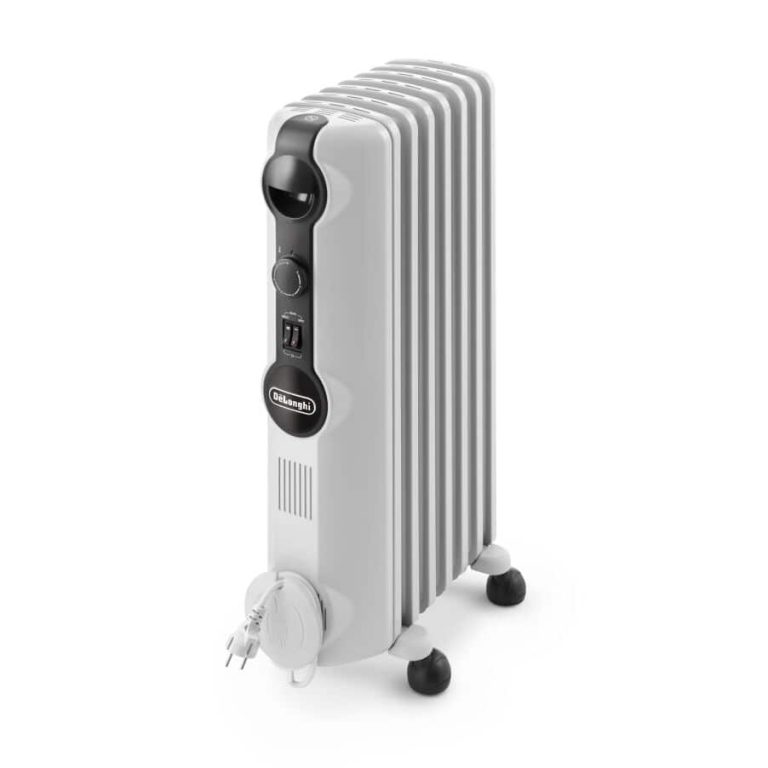 De’Longhi Radia S TRRS0715, radiateur électrique mobile à bain d’huile 1500 W