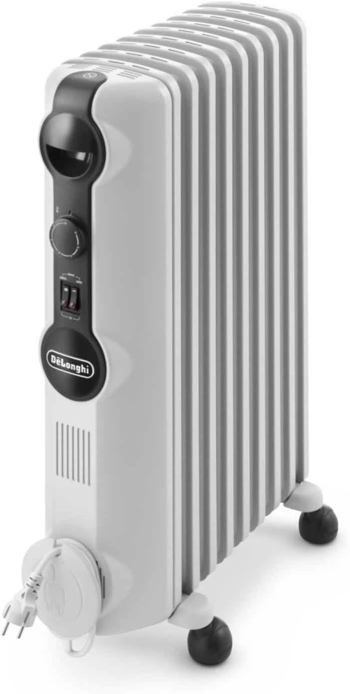 De’Longhi Radia S TRRS0920, radiateur bain d’huile 2000 W
