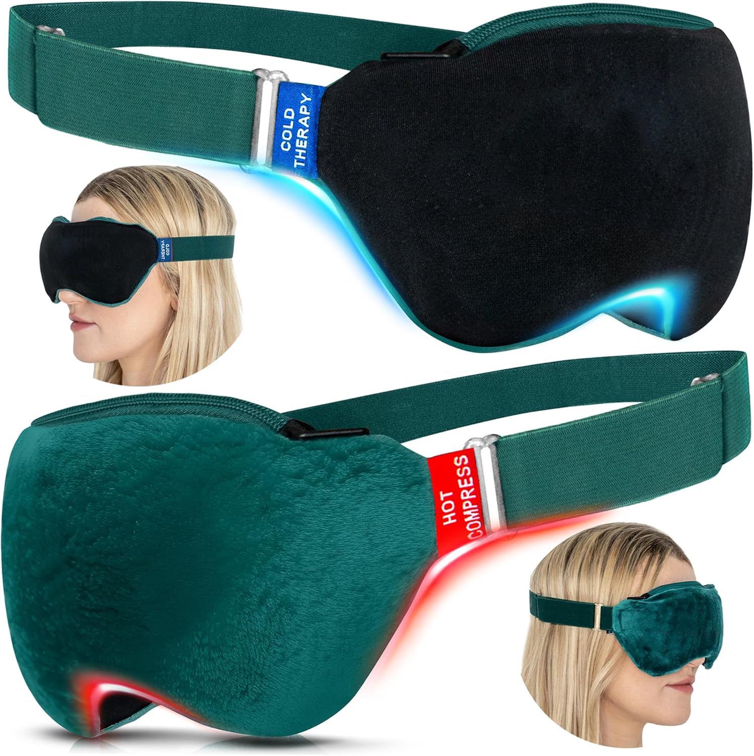 Medi Grade bandeau yeux chaud froid 2-en-1