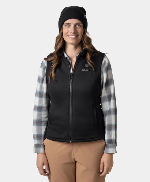 Gilet chauffant en polaire ORORO pour femme