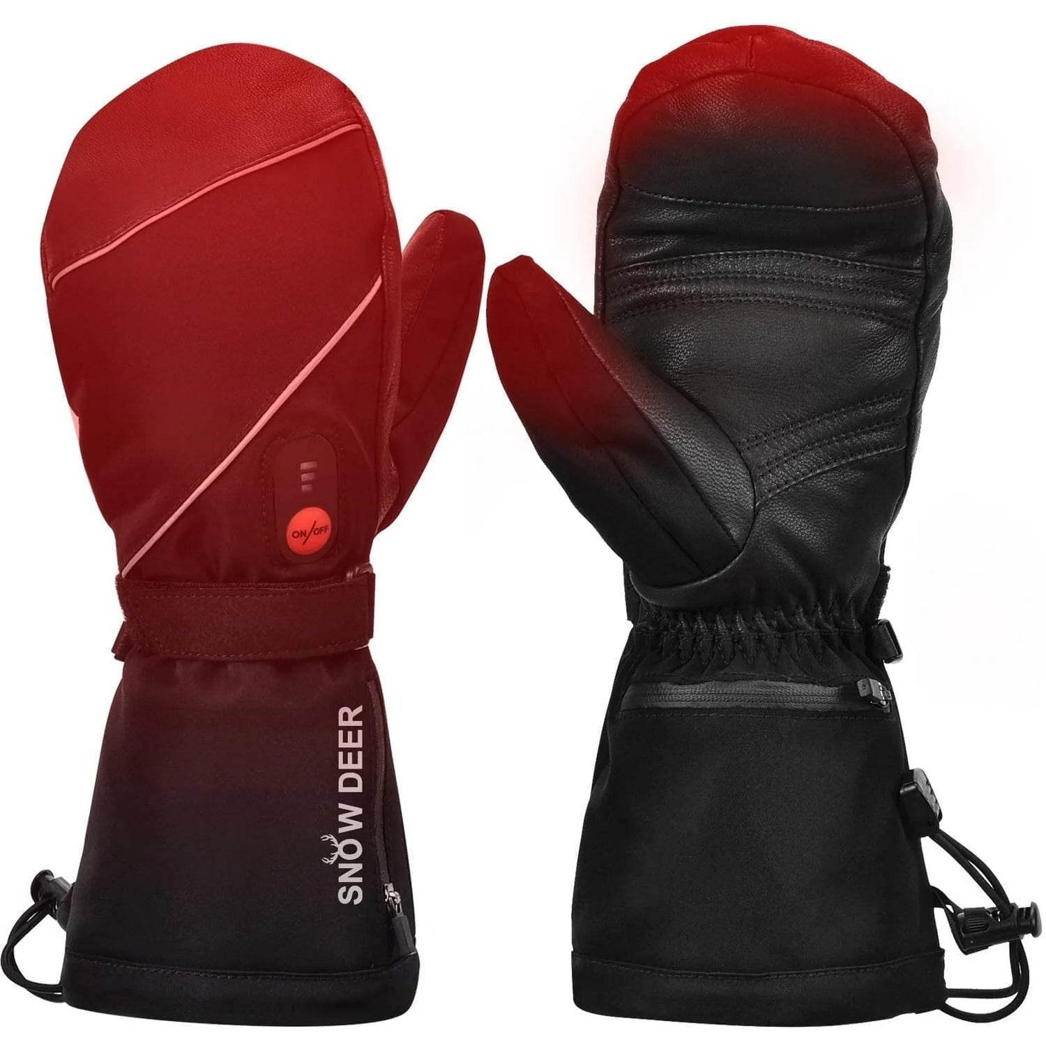 SNOW DEER Heated Ski Gloves 7.4V 2200mAh taille S