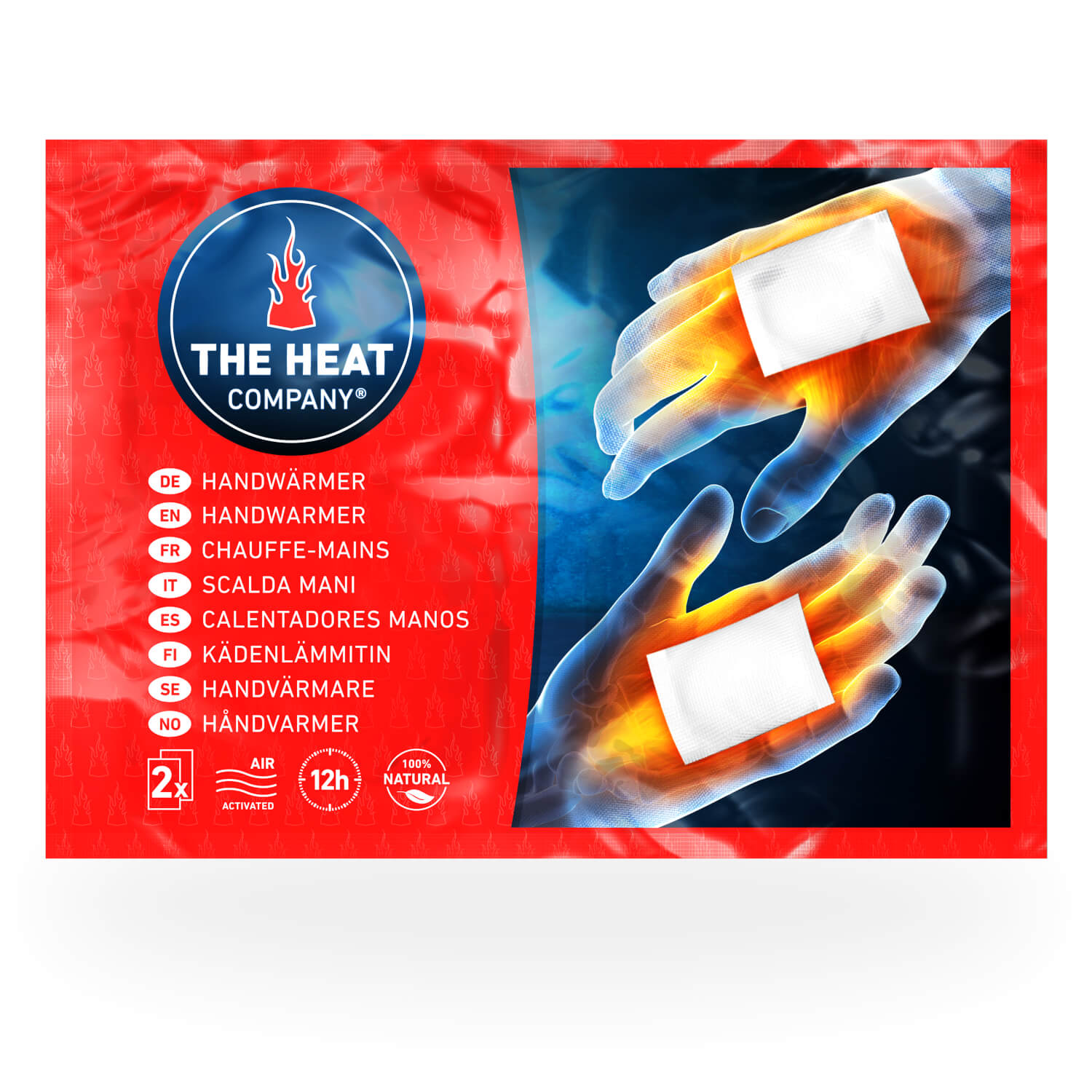 THE HEAT COMPANY chauffe-mains jetables activés par l’air