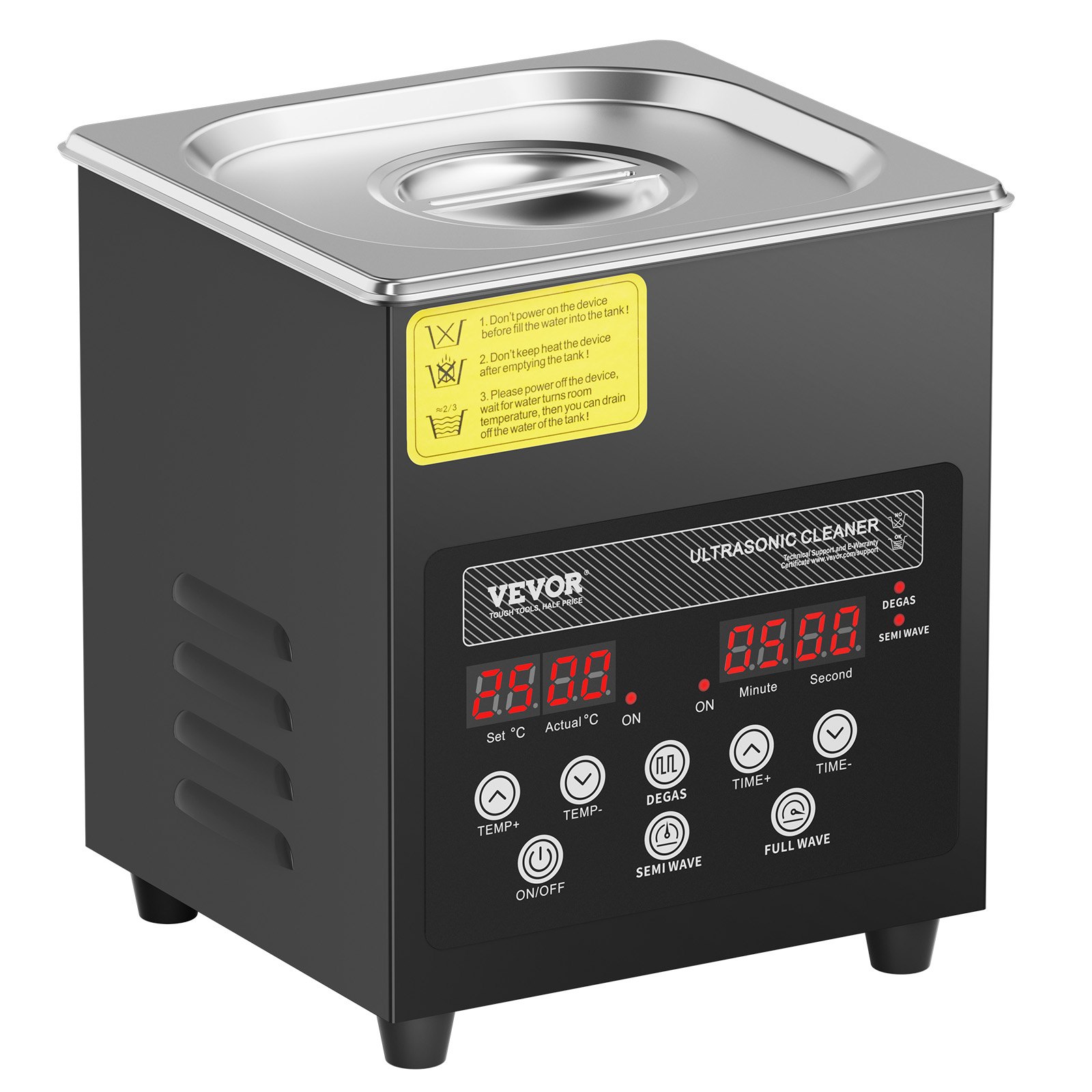 Nettoyeur à ultrasons VEVOR 2 L de 40 kHz et 60 W