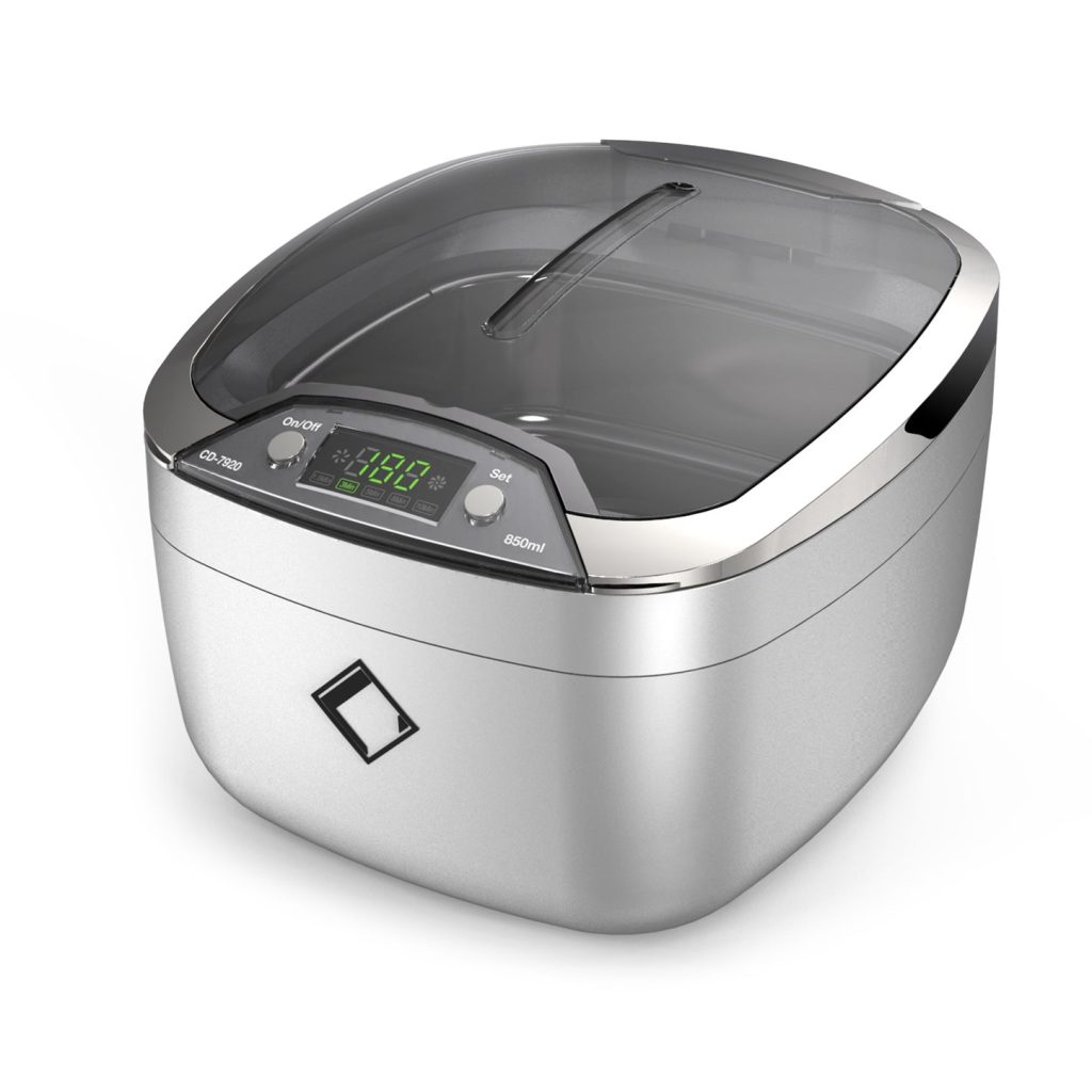 LifeBasis CD-7920, nettoyeur ultrason 850 ml pour bijoux avec 5 minuteries