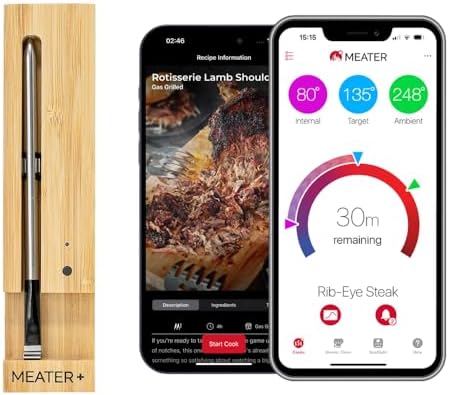 MEATER Plus, sonde de cuisson sans fil Bluetooth