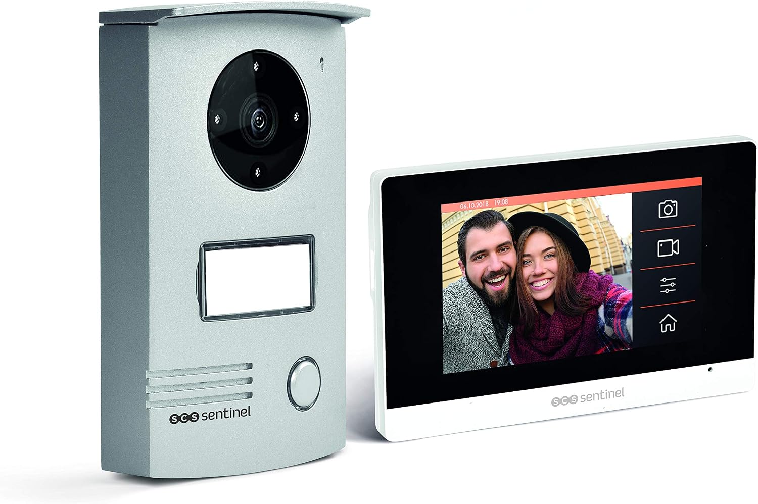 SCS Sentinel VisioDoor 4.3+ PVF0040 visiophone filaire 2 fils