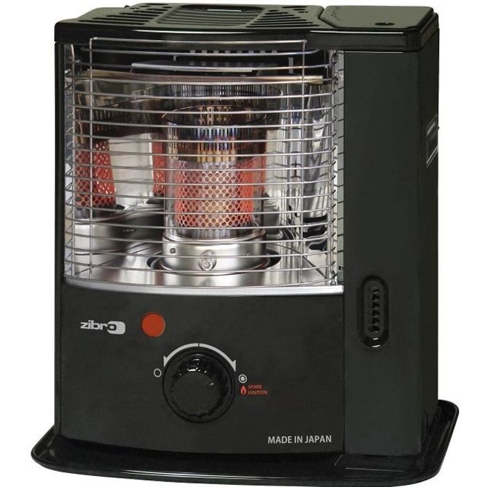 Chauffage d'appoint sans électricité Zibro RS-220, poêle à mèche sans branchement secteur