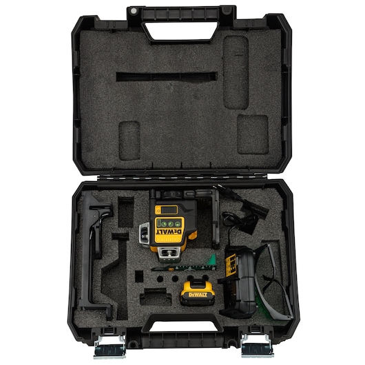DEWALT DCE089D1G-QW, niveau laser 3x360 vert XR 12V