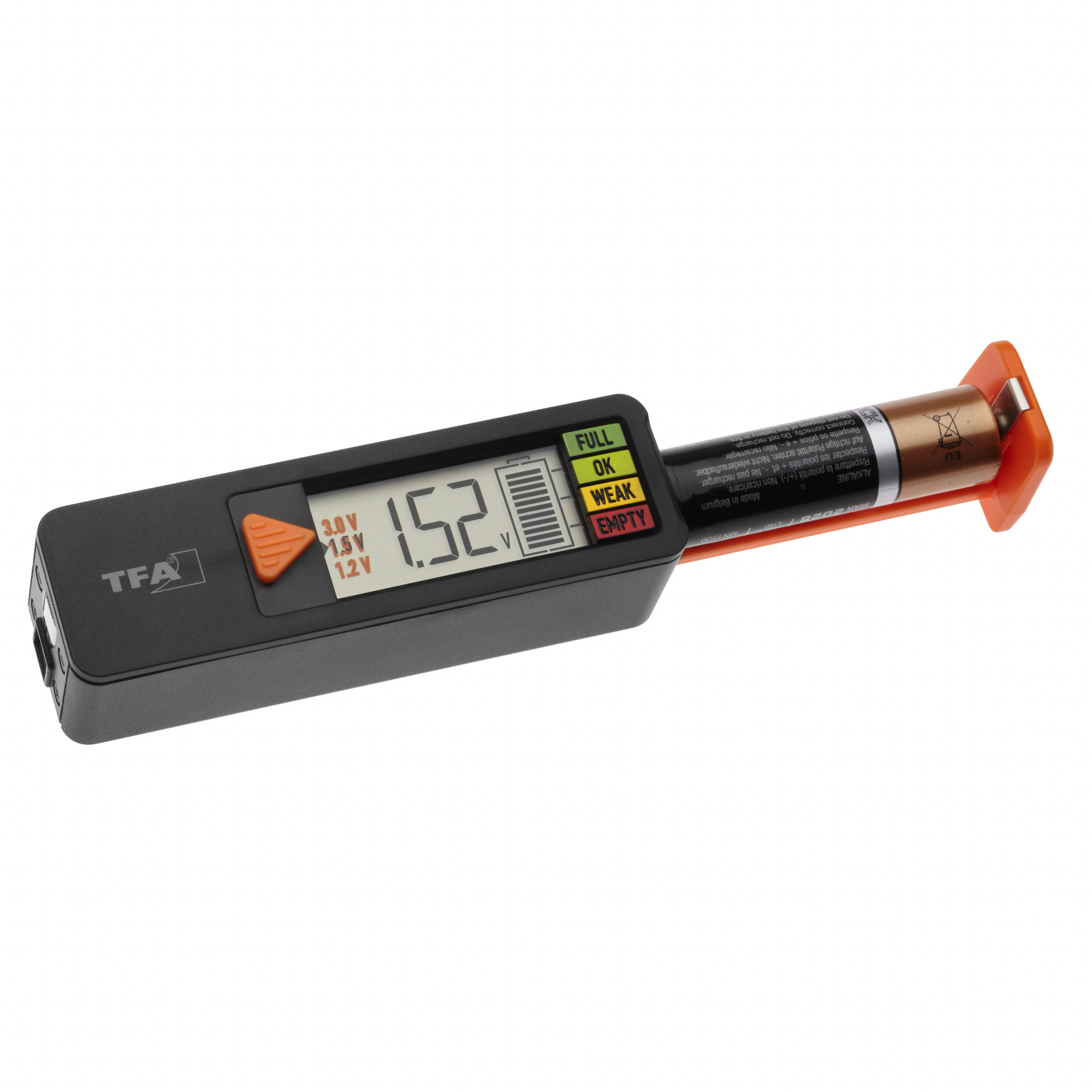 TFA Dostmann BatteryCheck 98.1126.01, testeur de piles numérique